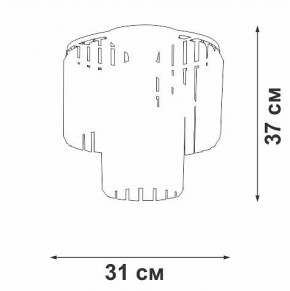 Потолочная люстра Vitaluce V5153 V5153-1/4PL в Ревде - revda.ok-mebel.com | фото 4