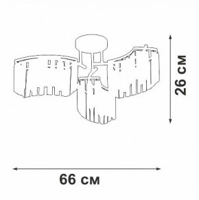 Потолочная люстра Vitaluce V5884 V5884-0/6PL в Ревде - revda.ok-mebel.com | фото 3
