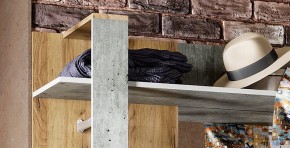 Прихожая Кензо (крафт/бетон) вешалка+шкаф в Ревде - revda.ok-mebel.com | фото 6