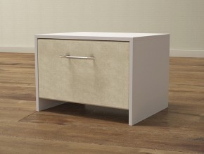 PROxSON Тумба Varna (ЛДСП Белая+ткань Белый/Savana Milk (молочный)) 51x40 в Ревде - revda.ok-mebel.com | фото