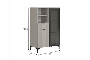 РИЧ Комод 2 со стеклом в Ревде - revda.ok-mebel.com | фото 2