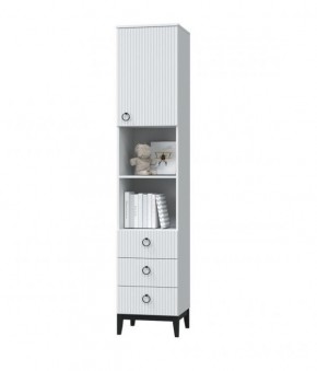 ШАРЛИЗ Шкаф для книг (Белое сияние/Белый снег) в Ревде - revda.ok-mebel.com | фото