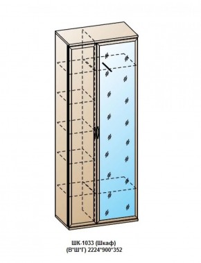 ШК-1033 (Шкаф) в Ревде - revda.ok-mebel.com | фото