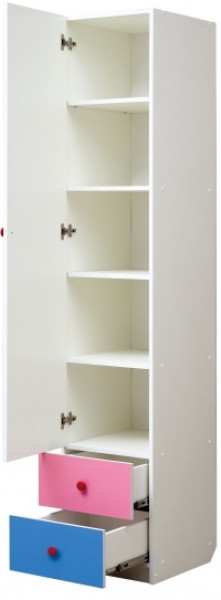 Шкаф 1-но дверный с ящиками и фотопечатью Совята 1.3 (400) в Ревде - revda.ok-mebel.com | фото 2