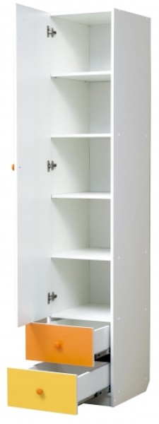 Шкаф 1-но дверный с ящиками Радуга (400) в Ревде - revda.ok-mebel.com | фото 2
