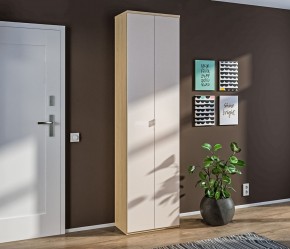 Шкаф 2 дверный Афина СБ-3312 (Дуб винченца/Кашемир серый) в Ревде - revda.ok-mebel.com | фото