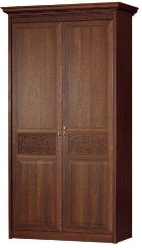 Шкаф 2-х дверный с полками ДСП №181 "Лючия" Дуб оксфорд в Ревде - revda.ok-mebel.com | фото 1