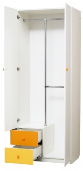 Шкаф 2-х дверный с ящиками и зеркалом Радуга (800) в Ревде - revda.ok-mebel.com | фото 2
