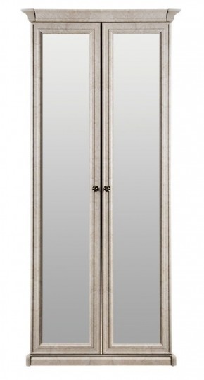 Шкаф 2-х створчатый с Зеркалом Афина (крем корень) в Ревде - revda.ok-mebel.com | фото