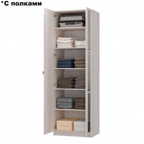Шкаф 2-х створчатый Зарина ШК-01 (ясень белый) в Ревде - revda.ok-mebel.com | фото 3