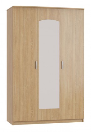 Шкаф 3-х дверный с зеркалом Шк210.1 МС Ирина в Ревде - revda.ok-mebel.com | фото