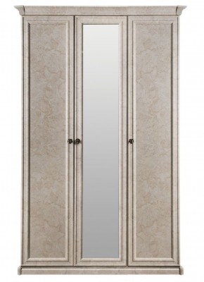 Шкаф 3-х створчатый (2+1) с зеркалом Афина (Крем корень) в Ревде - revda.ok-mebel.com | фото 3