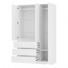 Шкаф 3-х створчатый Симпл ШК-08 (белый) в Ревде - revda.ok-mebel.com | фото 2
