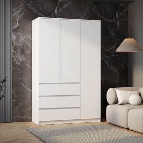 Шкаф 3-х створчатый Симпл ШК-08 (белый) в Ревде - revda.ok-mebel.com | фото 3