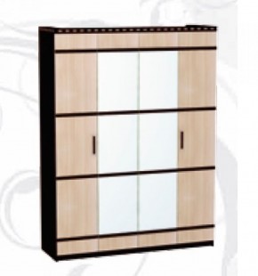 Шкаф 4-х дверный для одежды и белья "Ольга-13" в Ревде - revda.ok-mebel.com | фото