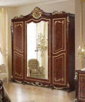 Шкаф 4-х дверный с зеркалами (19.144) Джоконда в Ревде - revda.ok-mebel.com | фото