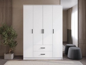 Шкаф 4-х створчатый Титан (белый) в Ревде - revda.ok-mebel.com | фото