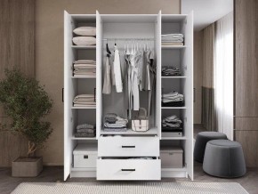 Шкаф 4-х створчатый Титан (белый) в Ревде - revda.ok-mebel.com | фото 2