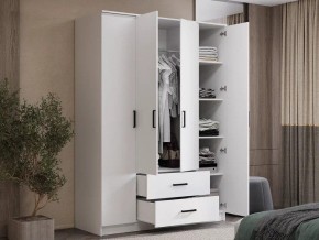 Шкаф 4-х створчатый Титан (белый) в Ревде - revda.ok-mebel.com | фото 4