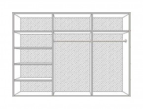 Шкаф 6-и дверный с зеркалами (04.146) Диана в Ревде - revda.ok-mebel.com | фото 2