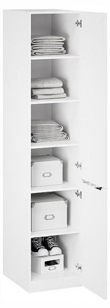 Шкаф для белья Глосс СМ-319.07.001 в Ревде - revda.ok-mebel.com | фото 2