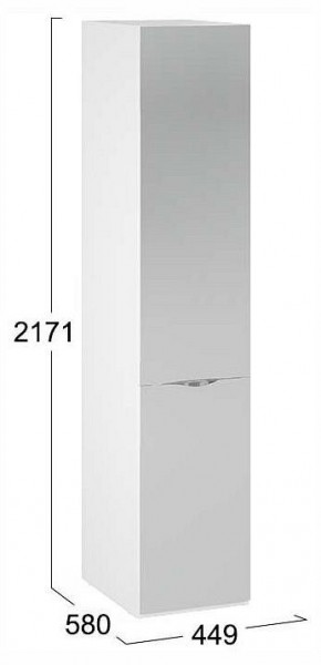 Шкаф для белья Глосс СМ-319.07.002 в Ревде - revda.ok-mebel.com | фото 4