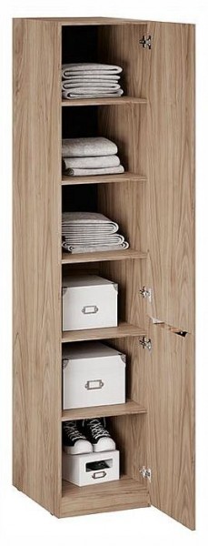 Шкаф для белья Глосс СМ-319.07.002 в Ревде - revda.ok-mebel.com | фото 2