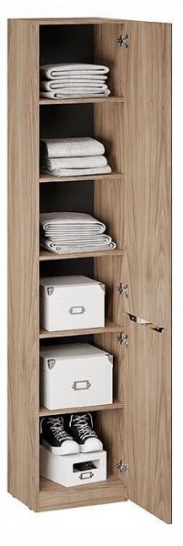 Шкаф для белья Глосс СМ-319.07.011 в Ревде - revda.ok-mebel.com | фото 2