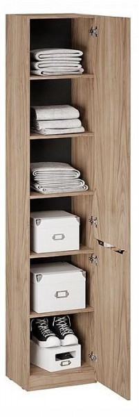 Шкаф для белья Глосс СМ-319.07.012 в Ревде - revda.ok-mebel.com | фото 2