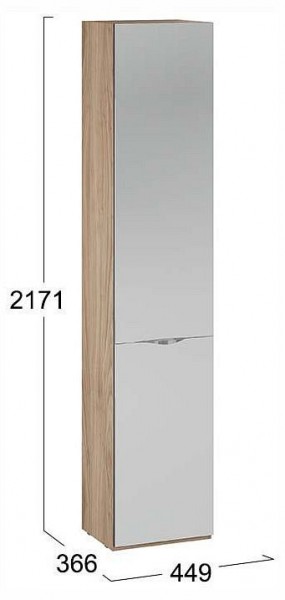 Шкаф для белья Глосс СМ-319.07.012 в Ревде - revda.ok-mebel.com | фото 4