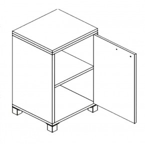 Шкаф для документов "Лауреат" (левый/правый) Л.Ш-1 в Ревде - revda.ok-mebel.com | фото 2