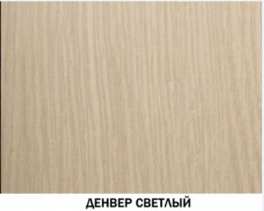 Шкаф для одежды №609 "Инна" Денвер светлый (*без полок) в Ревде - revda.ok-mebel.com | фото 4