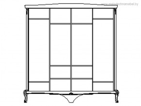 Шкаф для одежды Мокко ММ-316-01/04Б в Ревде - revda.ok-mebel.com | фото 2