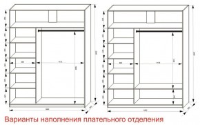 Шкаф-купе 1800 серии SOFT D8+D2+B2+PL4 (2 ящика+F обр.штанга) профиль «Графит» в Ревде - revda.ok-mebel.com | фото 7