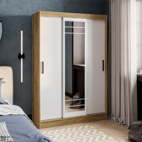 Шкаф-купе Тео ШКК-02 (крафт/белый) в Ревде - revda.ok-mebel.com | фото