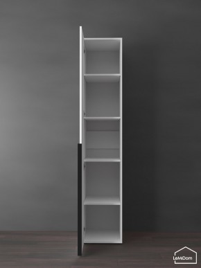 Шкаф Linnea MHR-1-2 2050х400х510 (Белый-М 11.1.2) в Ревде - revda.ok-mebel.com | фото 4