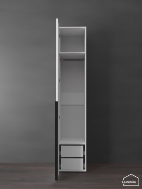 Шкаф Linnea MHR-1-3 2050х400х510 (Белый-М 11.1.2) в Ревде - revda.ok-mebel.com | фото 6