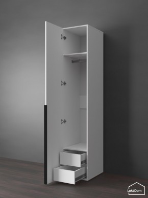 Шкаф Linnea MHR-1-3 2050х400х510 (Белый-М 11.1.2) в Ревде - revda.ok-mebel.com | фото 7