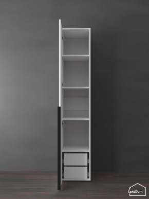 Шкаф Linnea MHR-1-3 2050х400х510 (Белый-М 11.1.2) в Ревде - revda.ok-mebel.com | фото 7