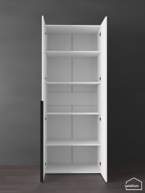 Шкаф Linnea MHR-2-2 2050х800х510 (Белый-М 11.1.2) в Ревде - revda.ok-mebel.com | фото 4