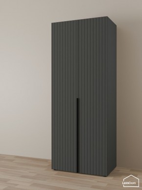 Шкаф Linnea MHR-2 2050х800х510 (Графит-М 11.1.25) в Ревде - revda.ok-mebel.com | фото