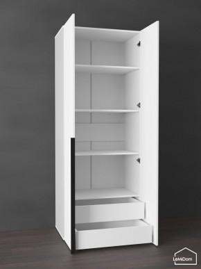 Шкаф Linnea MHR-2-4 2050х800х510 (Белый-М 11.1.2) в Ревде - revda.ok-mebel.com | фото 5