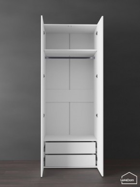 Шкаф Linnea MHR-2PO-3 2050х800х510 (Белый-М 11.1.2) в Ревде - revda.ok-mebel.com | фото 4