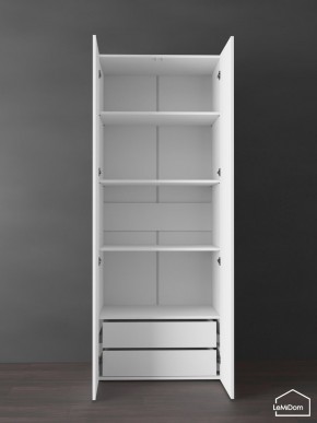 Шкаф Linnea MHR-2PO-4 2050х800х510 (Белый-М 11.1.2) в Ревде - revda.ok-mebel.com | фото 5