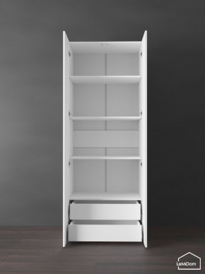 Шкаф Linnea MHR-2PO-4 2050х800х510 (Белый-М 11.1.2) в Ревде - revda.ok-mebel.com | фото 6