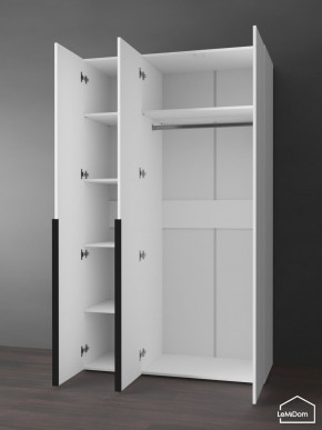 Шкаф Linnea MHR-3-1 2050х1200х510 (Белый-М 11.1.2) в Ревде - revda.ok-mebel.com | фото 5