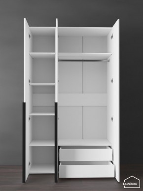Шкаф Linnea MHR-3-2 2050х1200х510 (Белый-М 11.1.2) в Ревде - revda.ok-mebel.com | фото 6
