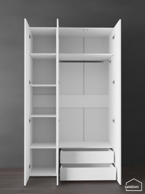 Шкаф Linnea MHR-3PO-2 2050х1200х510 (Белый-М 11.1.2) в Ревде - revda.ok-mebel.com | фото 5