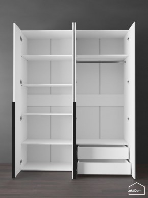 Шкаф Linnea MHR-4-2 2050х1600х510 (Белый-М 11.1.2) в Ревде - revda.ok-mebel.com | фото 5