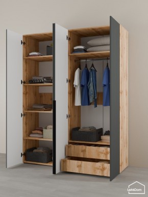 Шкаф Linnea MHR-4-2 2050х1600х510 (ДВ-М 11.1.25) в Ревде - revda.ok-mebel.com | фото 5